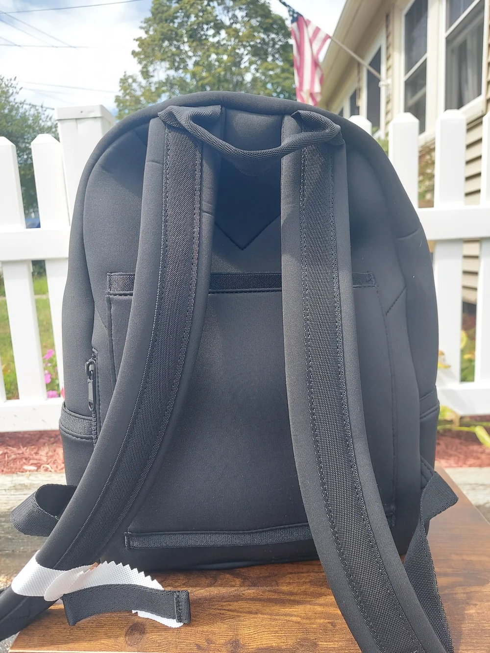 Quince All Day Neoprene Water Resistant Black Backpack NWT Unisex Vacation Y2K